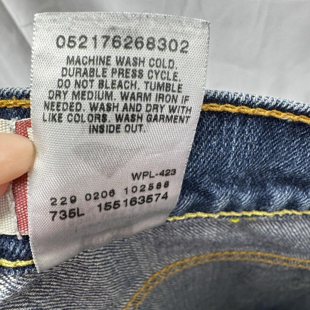 Levi's 515‎ Blue Medium Wash Mid-Rise Bootcut Denim Jeans Women's Size 8M - Picture 12 of 12